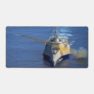 US-KAMPFSCHIFF - LCS SCHREIBTISCHUNTERLAGE