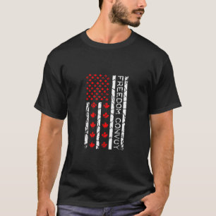 US-kanadischer Verband für die Freiheit der Flagge T-Shirt