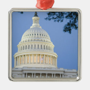 US-Kapitol bei Dämmerung, Washington D.C. (Distric Ornament Aus Metall
