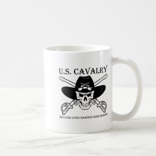 US-Kavallerie, weil selbst Marines Helden brauchen Kaffeetasse