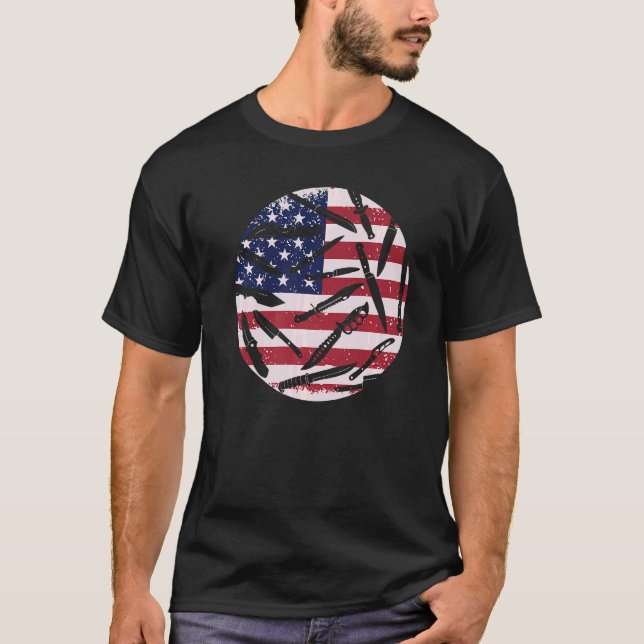 US-Koch Cook Knife Collector T-Shirt (Vorderseite)