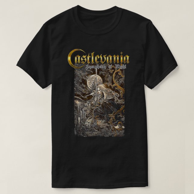US Konami Castlevania Symphony Bo Art 01 T-Shirt (Design vorne)