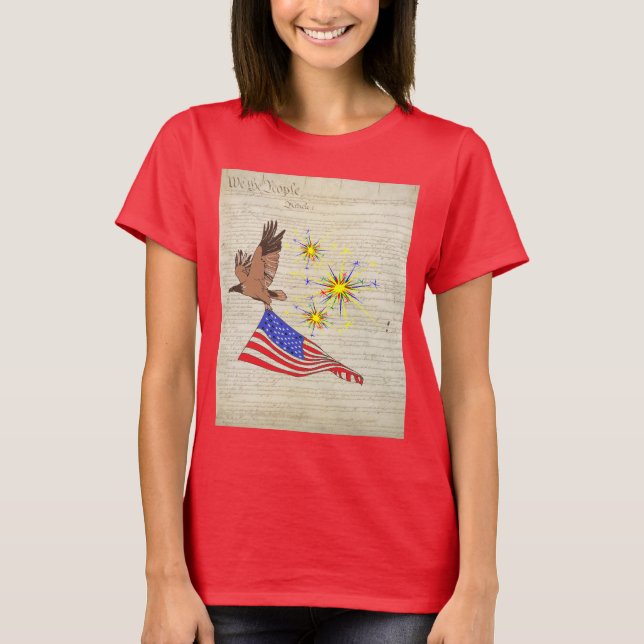 US-Konstitution T-Shirt (Vorderseite)