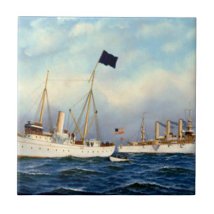 US-Kreuzer Brooklyn 1897 Fliese