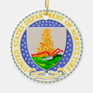US-Landwirtschaftsministerium Siegel Keramikornament