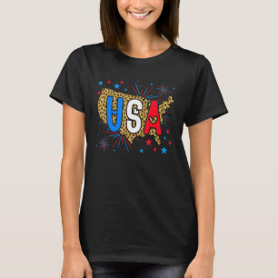 US Leopard Map Perfect Women T-Shirt
