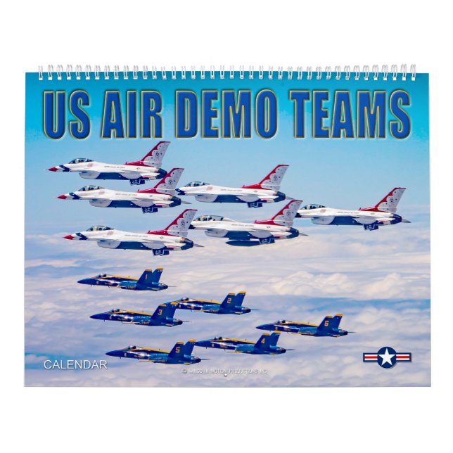 US-LUFTDEMONSTRATIONSTEAMS KALENDER (Titelbild)