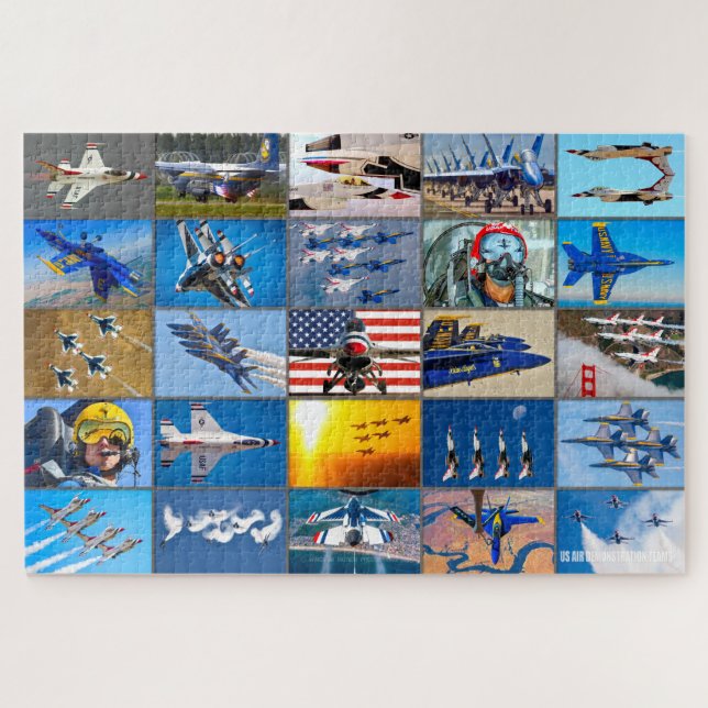 US-LUFTDEMONSTRATIONSTEAMS "MONTAGE" PUZZLE (Horizontal)
