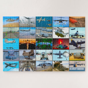 US-LUFTFAHRT "MONTAGE" PUZZLE