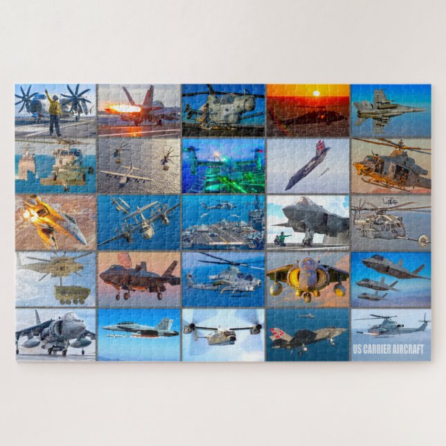 US-LUFTFAHRZEUG "MONTAGE" PUZZLE (Horizontal)