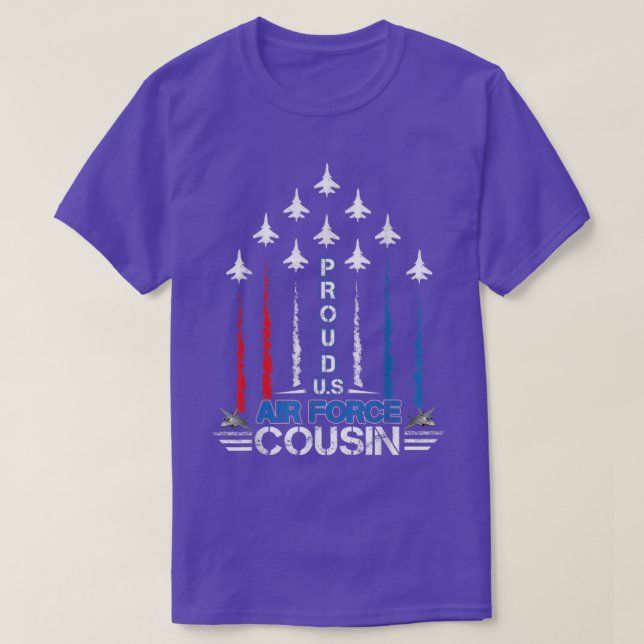 US-Luftwaffe - Stolzer Cousin - Cousin der Luftwaf T-Shirt (Design vorne)