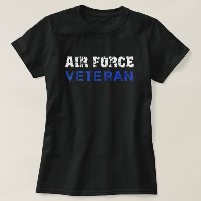 US-Luftwaffe, USAF, Luftwaffenveteranen in Not T-Shirt (Design vorne)