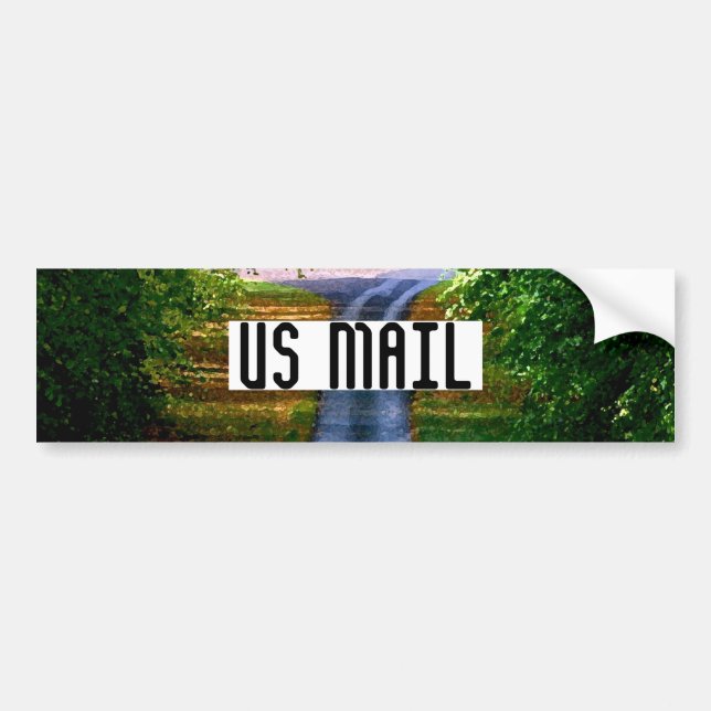 US-MAIL-Autoaufkleber Autoaufkleber (Vorne)