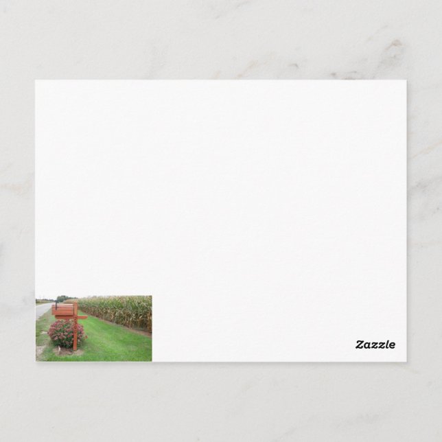 US Mail Postkarte (Rückseite)