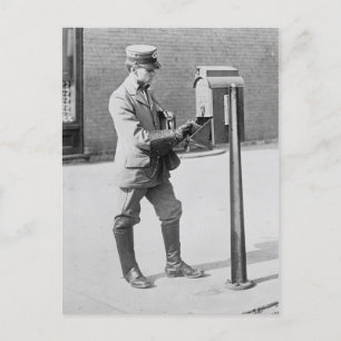US Mailman Postkarte