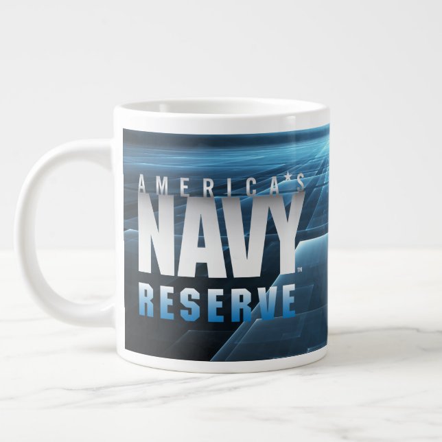 US-Marine | Amerikas Navy-Reserve Jumbo-Tasse (Links)