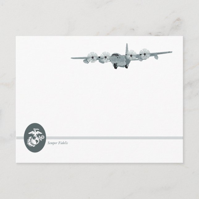 US Marine Aviation [C-130] Postkarte (Vorderseite)