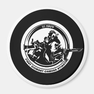 US MARINE COMBAT KAMERA Grosses, 3-Zoll-Circuit-Ma Magnet