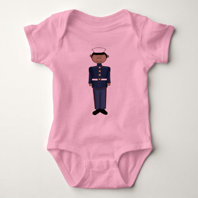 US Marine Corp Boy Baby Strampler (Vorderseite)