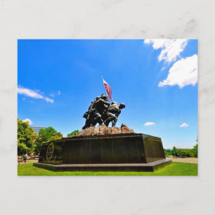 US Marine Corps Iwo Jima Denkmal Washington DC  Postkarte