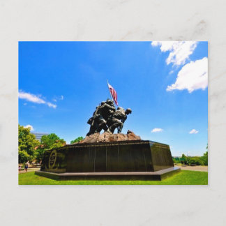 US Marine Corps Iwo Jima Denkmal Washington DC Postkarte