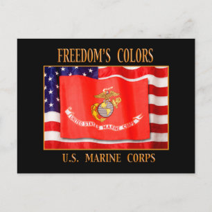 US Marine Corps Postcard Postkarte