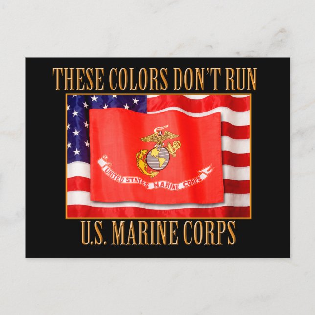 US Marine Corps Postcard Postkarte (Vorderseite)