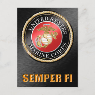 US Marine Corps Semper Fi Postkarten