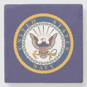 US-Marine-Emblem Steinuntersetzer
