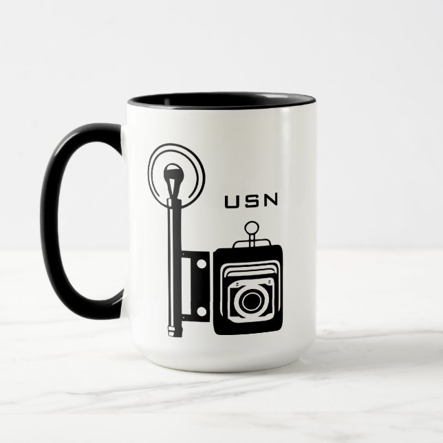 US MARINE Fotograf-Tasse Tasse (Links)