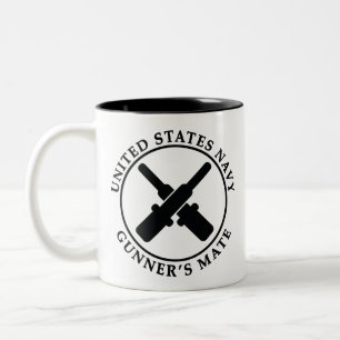 US MARINE Gunner-Kaffeetasse Zweifarbige Tasse