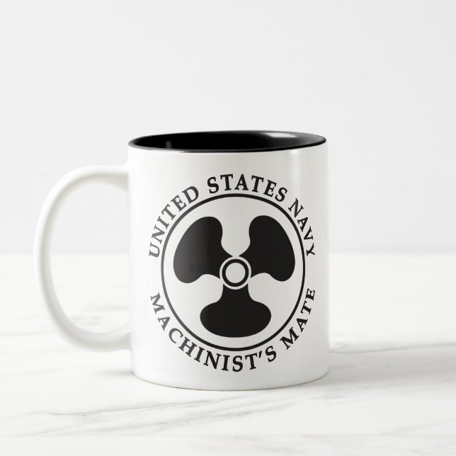 US MARINE machinistische Kaffeetasse (Links)