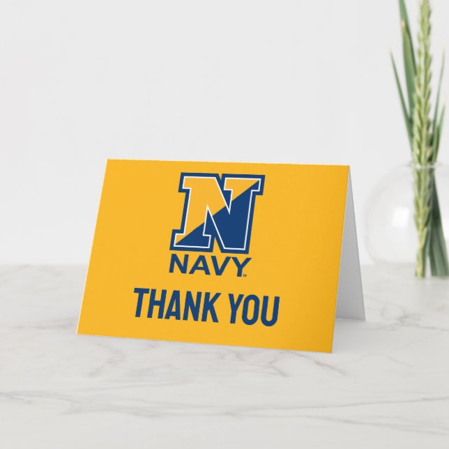 US-Marine | Marine Initial N Dankeskarte (Vorderseite)