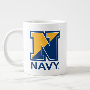 US-Marine   Marine Initial N Jumbo-Tasse