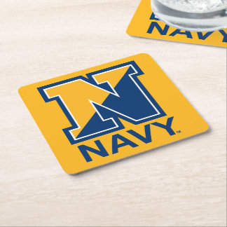 US-Marine | Marine Initial N Rechteckiger Pappuntersetzer