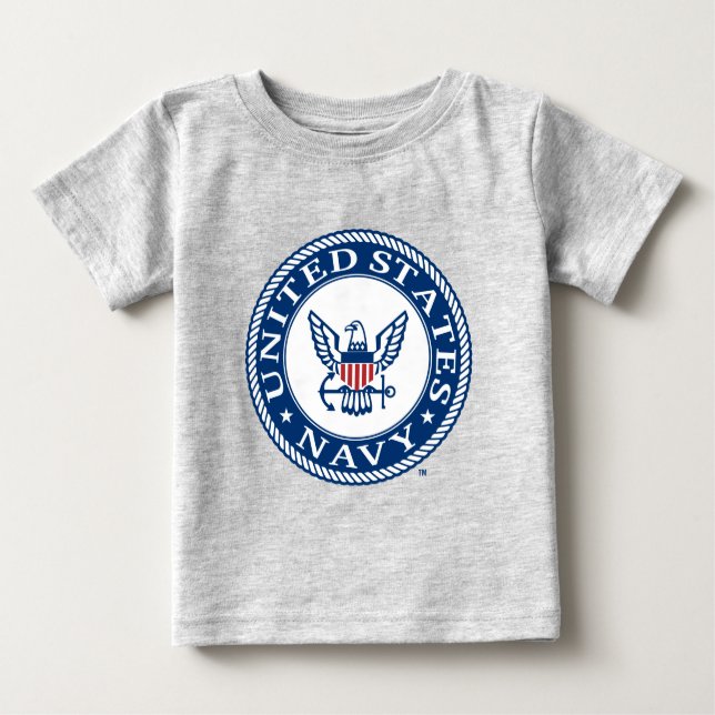 US-Marine | Navy Alt Emblem Baby T-shirt (Vorderseite)
