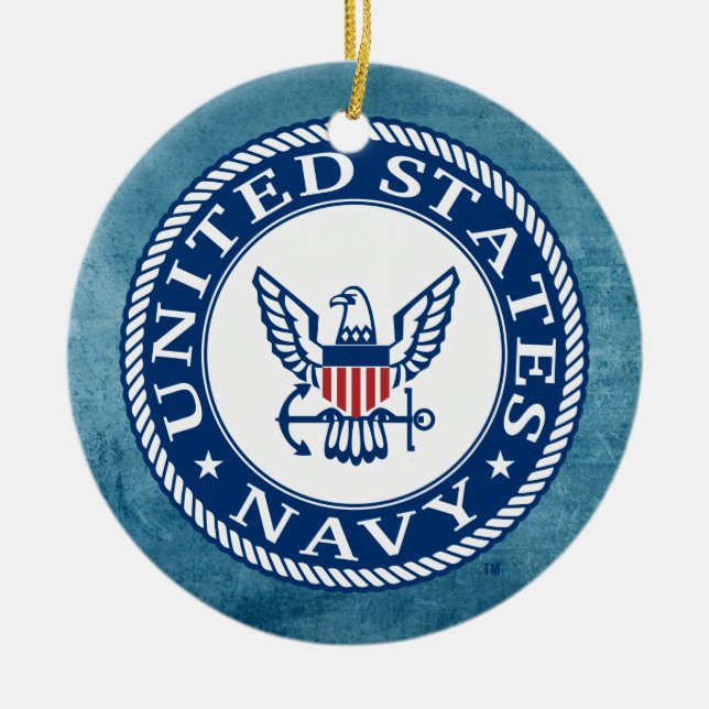 US-Marine | Navy Alt Emblem Keramikornament (Vorne)