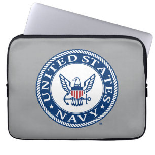 US-Marine   Navy Alt Emblem Laptopschutzhülle