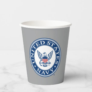 US-Marine   Navy Alt Emblem Pappbecher