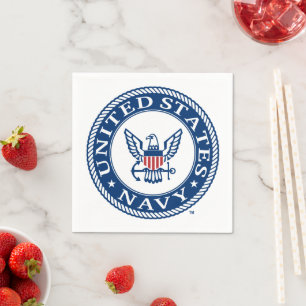 US-Marine   Navy Alt Emblem Serviette