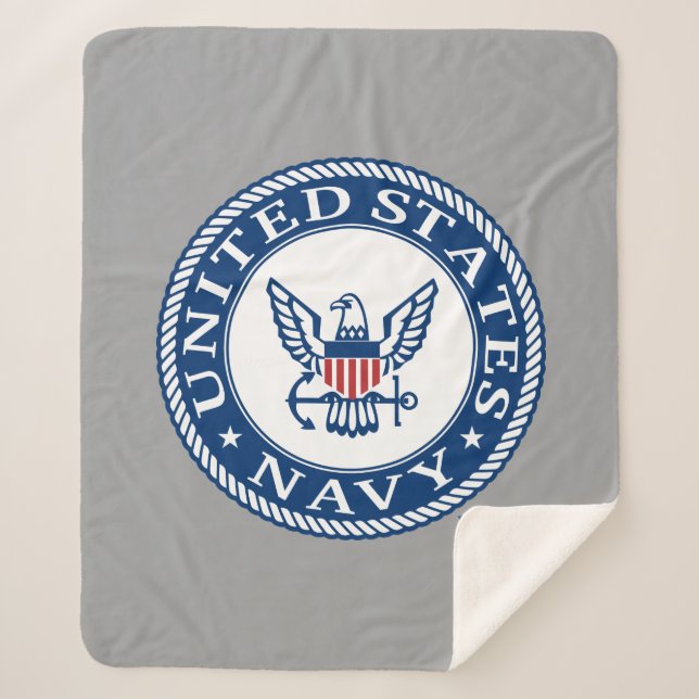 US-Marine | Navy Alt Emblem Sherpadecke (Vorderseite)