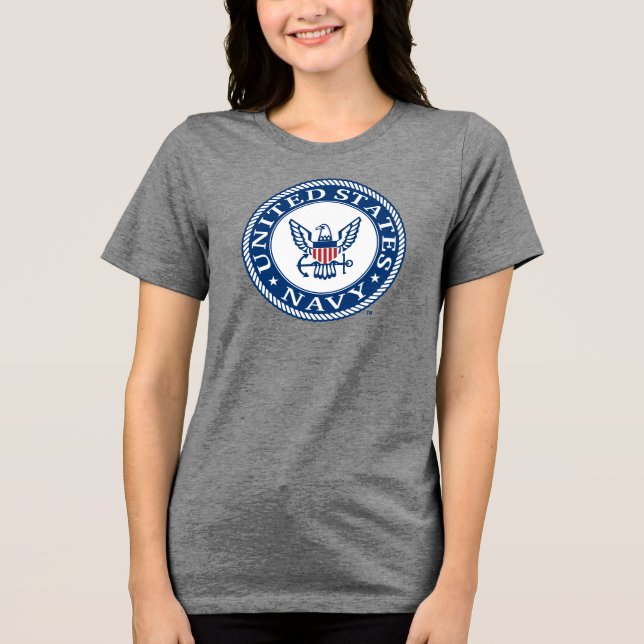 US-Marine | Navy Alt Emblem Tri-Blend Shirt (Vorderseite)