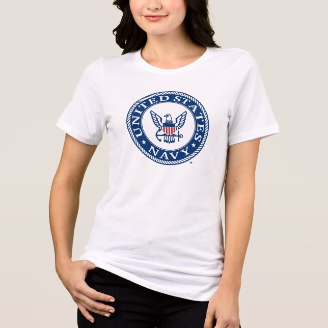 US-Marine | Navy Alt Emblem Tri-Blend Shirt (Vorderseite)