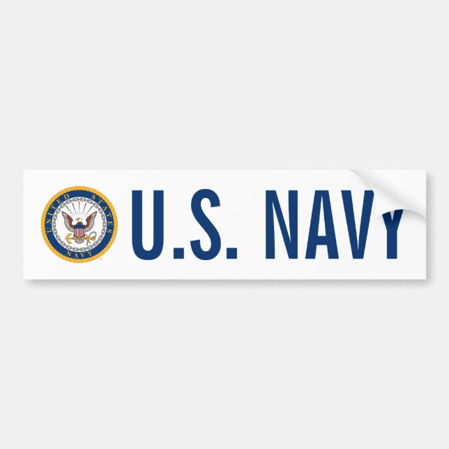 US-Marine | Navy Emblem Autoaufkleber (Vorne)