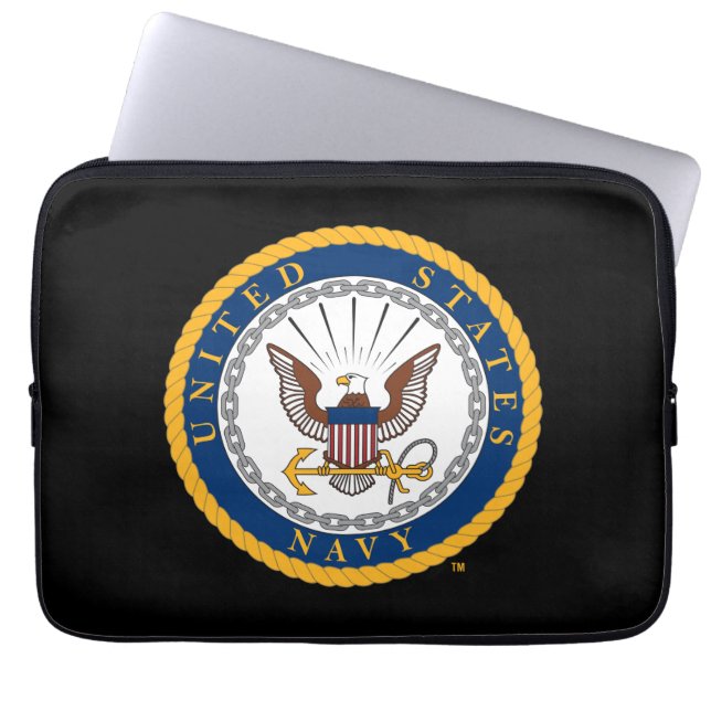 US-Marine | Navy Emblem Laptopschutzhülle (Vorderseite)