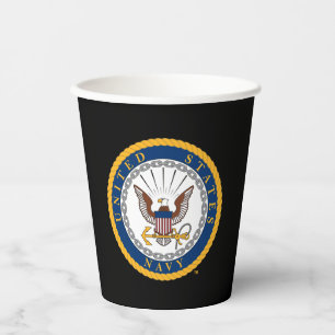 US-Marine Navy Emblem Pappbecher