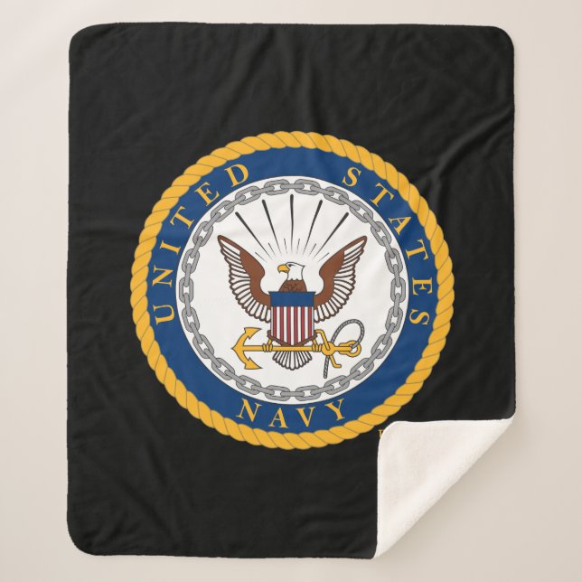 US-Marine | Navy Emblem Sherpadecke (Vorderseite)