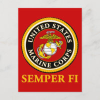 US Marine Offiziell Siegel - Semper Fi