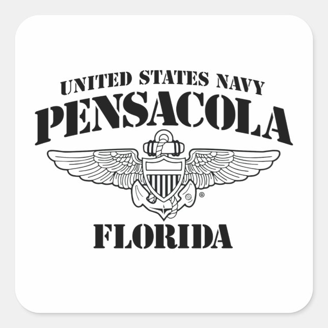 US MARINE Pensacola Florida Sticker (Vorderseite)