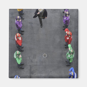 US-Marine Regenbogenhälften Magnet